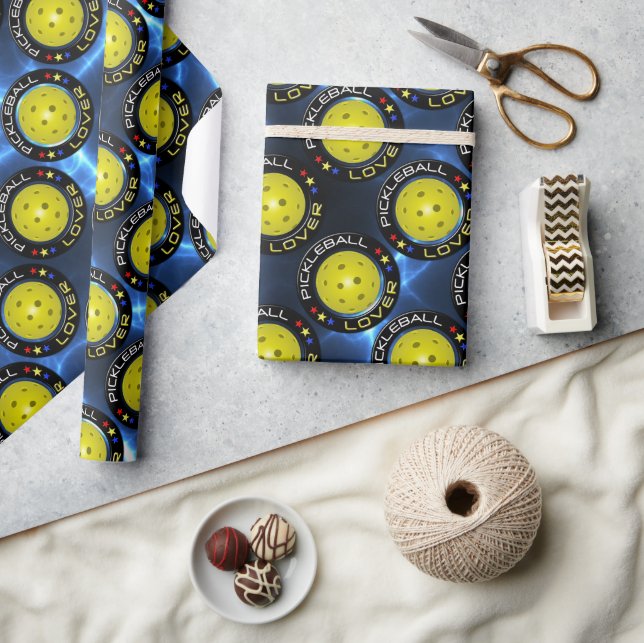 Pickleball Lover 1 - Wrapping Paper Geschenkpapier (Kunsthandwerk)