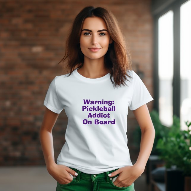 Pickleball Lover's Dream lila Slogan T-Shirt (Von Creator hochgeladen)