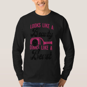 Pickleball Mädchen Damen Sieht Aus Wie Eine Schönh T-Shirt