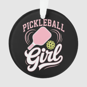 Pickleball Mädchen Spielerin Ornament