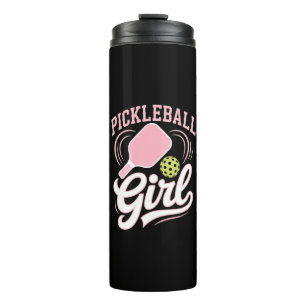 Pickleball Mädchen Spielerin Thermosbecher