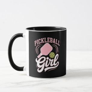 Pickleball-Mädchenspielerin Tasse