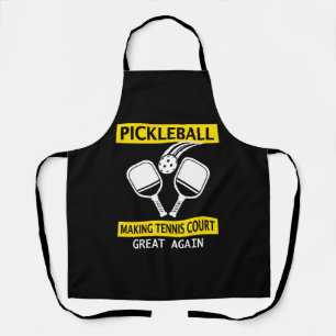 Pickleball Making Tennisplatz wieder groß Schürze