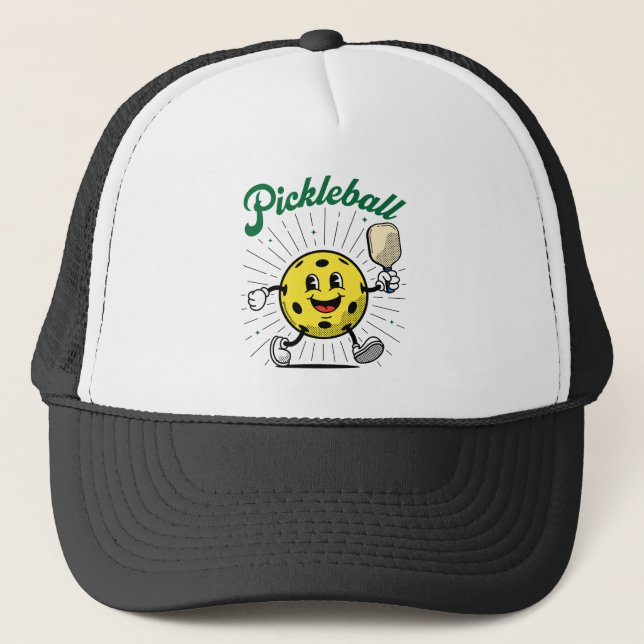PICKLEBALL MASCOT TRUCKERKAPPE (Vorderseite)