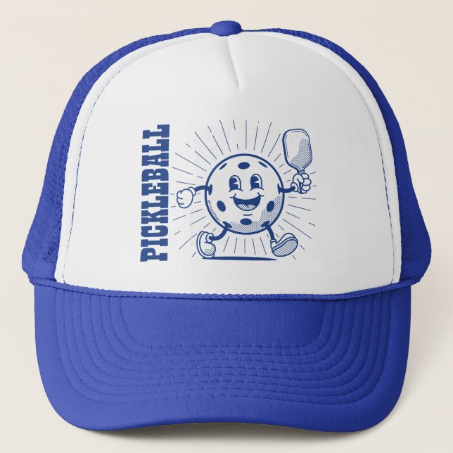 PICKLEBALL MASCOT TRUCKERKAPPE (Vorderseite)