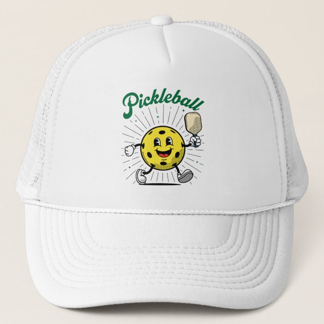 PICKLEBALL MASCOT TRUCKERKAPPE (Vorderseite)