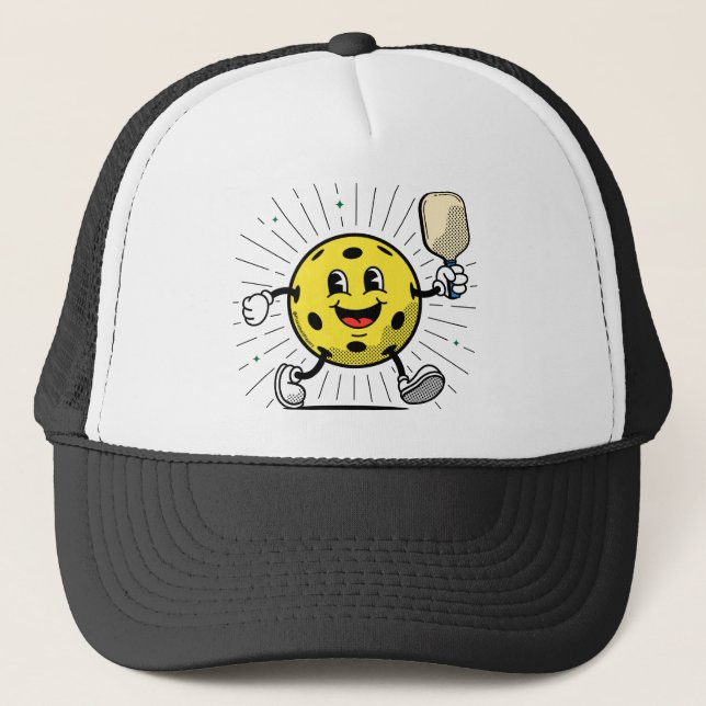 PICKLEBALL MASCOT TRUCKERKAPPE (Vorderseite)