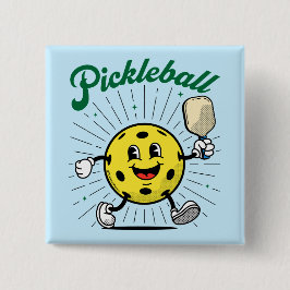 PICKLEBALL MASCOT von Pickleball Playerz Button