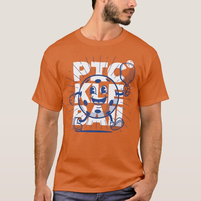 PICKLEBALL MASCOT von Pickleball Playerz T-Shirt (Vorderseite)