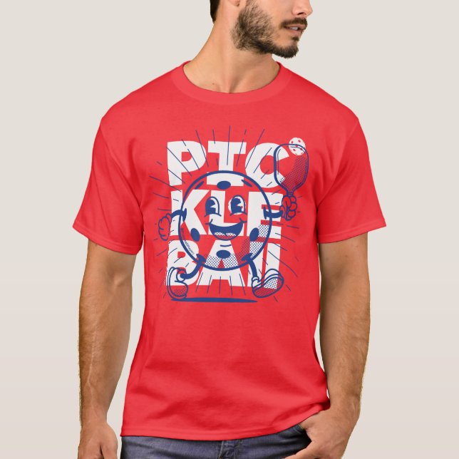 PICKLEBALL MASCOT von Pickleball Playerz T-Shirt (Vorderseite)