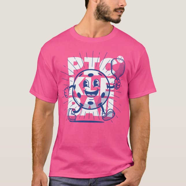 PICKLEBALL MASCOT von Pickleball Playerz T-Shirt (Vorderseite)