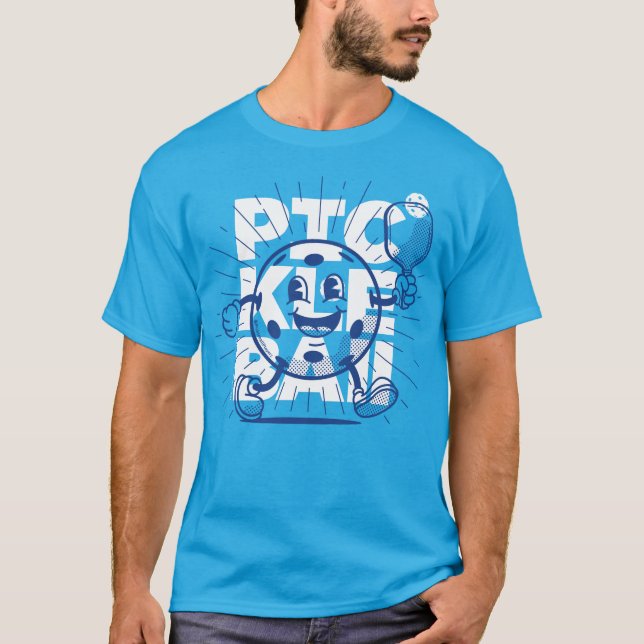 PICKLEBALL MASCOT von Pickleball Playerz T-Shirt (Vorderseite)