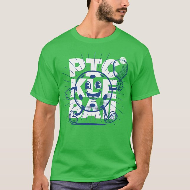 PICKLEBALL MASCOT von Pickleball Playerz T-Shirt (Vorderseite)
