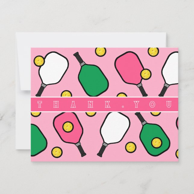 Pickleball Merci Cartes (Devant)