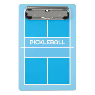 Pickleball-Miniklemmbrett für Spieler und Trainer Mini Klemmbrett