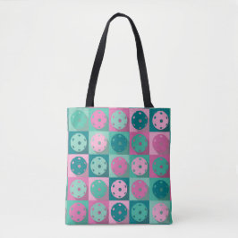 Pickleball - Minze und rosa Pickleball Tasche