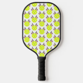 Pickleball mit den Rentierfessern. Funny Picklebal Schläger