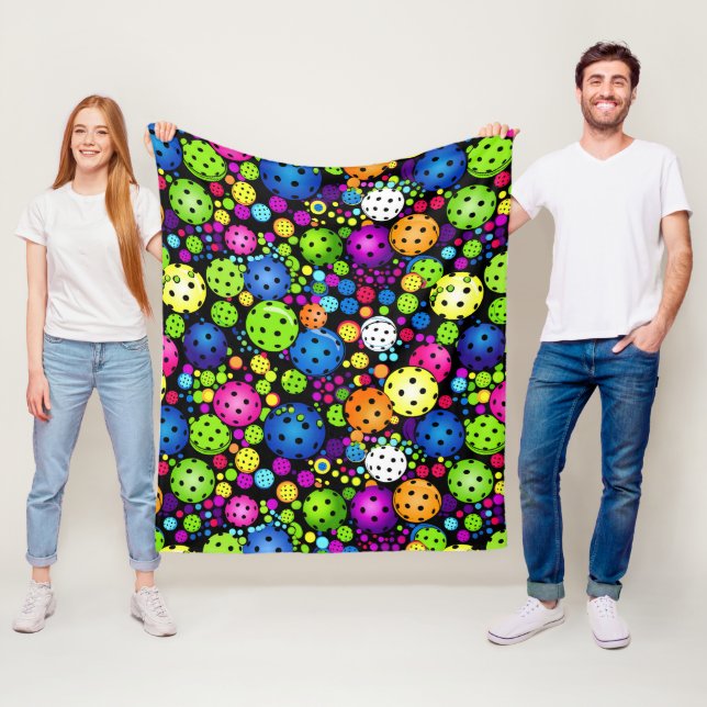 Pickleball mit elektrischer Kundgebung Fleecedecke (Beispiel)