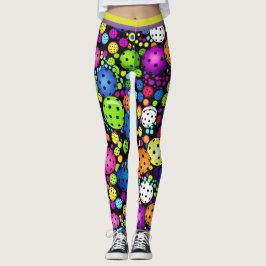 Pickleball mit elektrischer Kundgebung Leggings