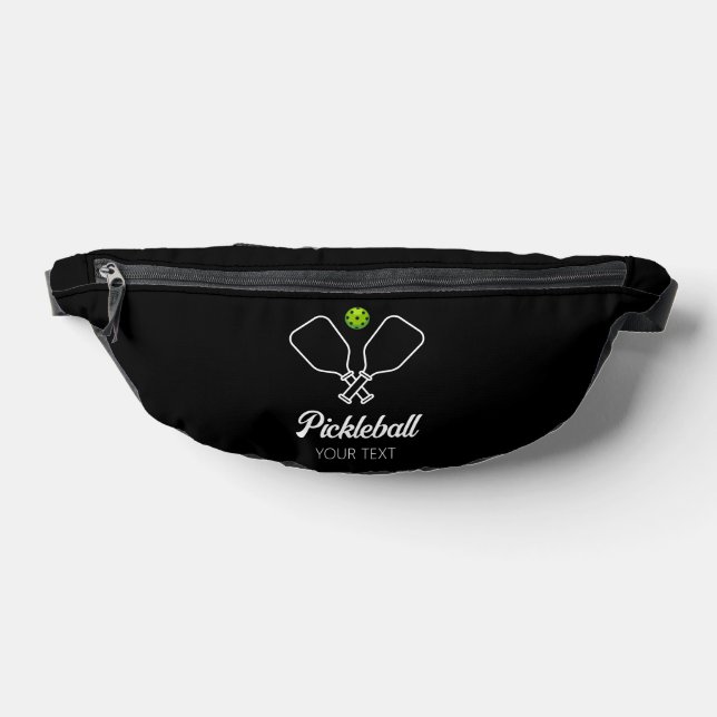 Pickleball mit Paddles und Ball Personalisiert Bauchtasche (Ablage )