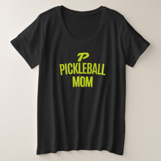 Pickleball Mom Luxus-Shirt | Stylisches Pickleball Große Größe T-Shirt