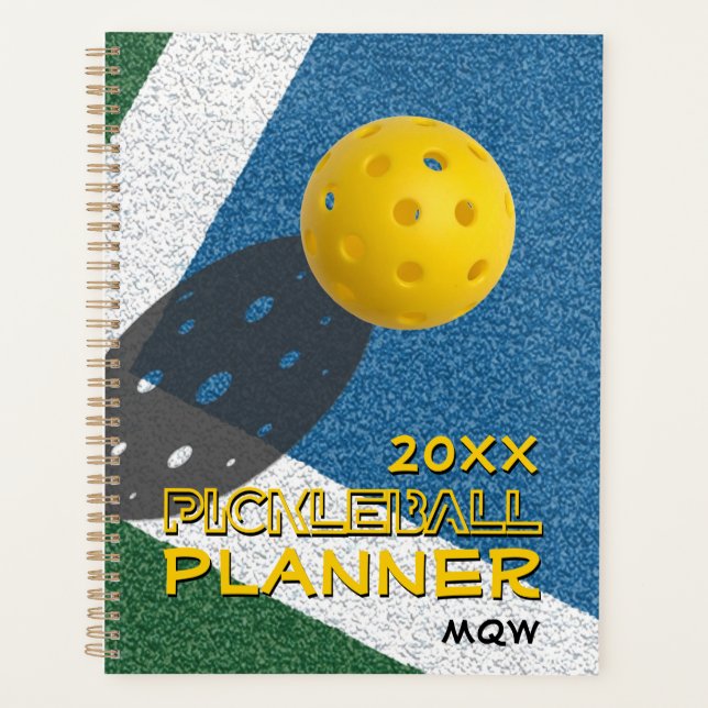 PICKLEBALL Monogramme Année au Choix (Devant)