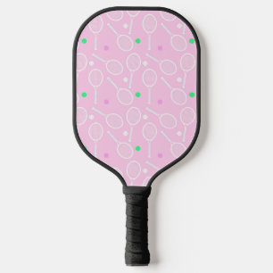 Pickleball Motif de raquette de tennis Pastel Pink