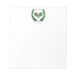 Pickleball Notepad Notizblock