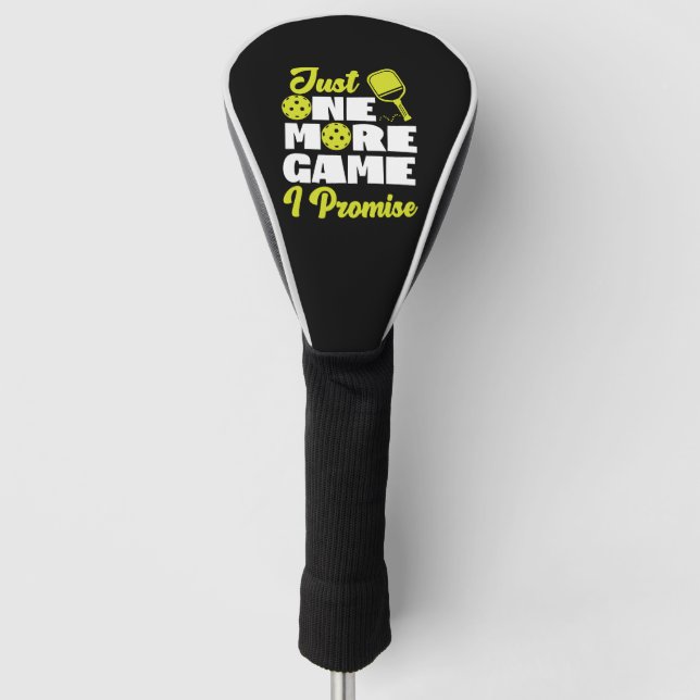 Pickleball nur noch ein Spiel I Golf Headcover (Vorderseite)