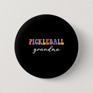 Pickleball Oma Pickleball Spieler Stilvolle Sport Button