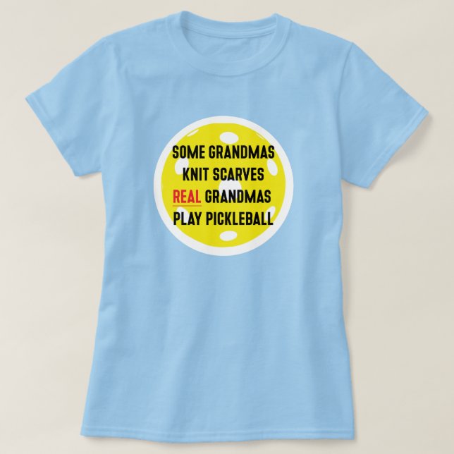 Pickleball Oma T - Shirt (Design vorne)