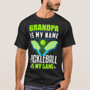 Pickleball Opa Großvater Lustiger Pickleball G T-Shirt