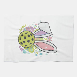 Pickleball-Oster-T-Shirt Geschirrtuch