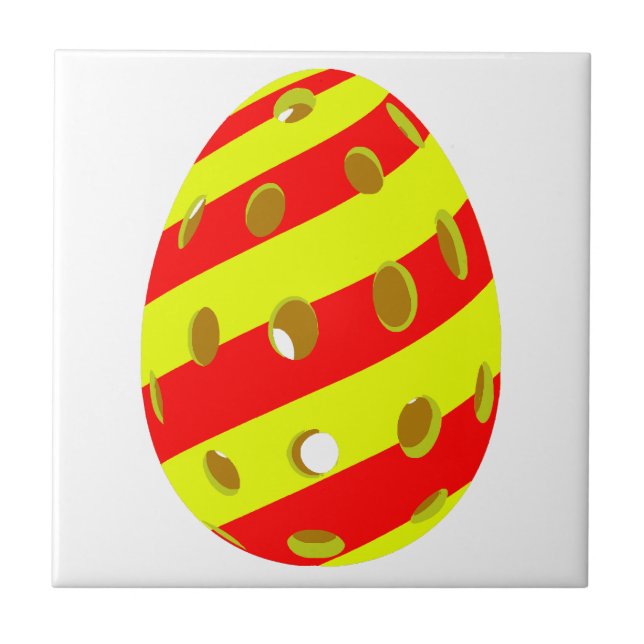 Pickleball Ostereier Fliese (Vorderseite)
