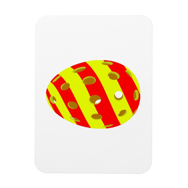 Pickleball Ostereier Magnet (Vertikal)