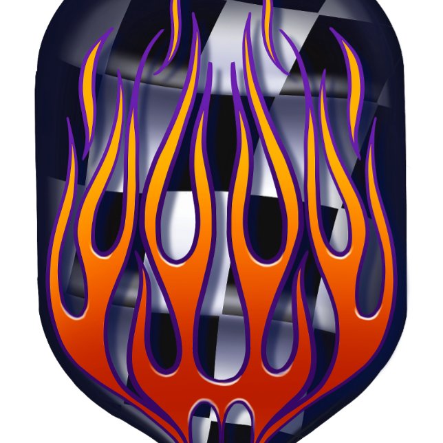 Pickleball-Paddel mit kontrollierter Flagge Pickleball Schläger (Von Creator hochgeladen)