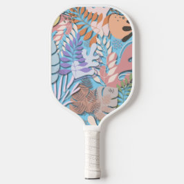 Pickleball Paddle: Bio Blätter (blau/gelb) Pickleball Schläger