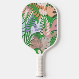 Pickleball Paddle: Bio Blätter (grün/blau) Pickleball Schläger