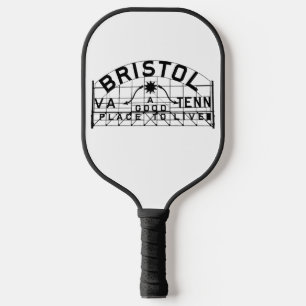 Pickleball Paddle Bristol Schild 2-seitiges Design