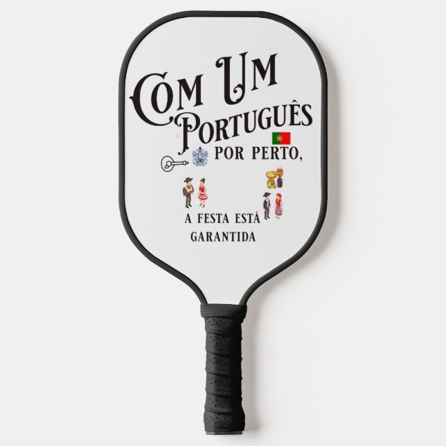 Pickleball Paddle Com um Portugues pperto (Vorderseite)