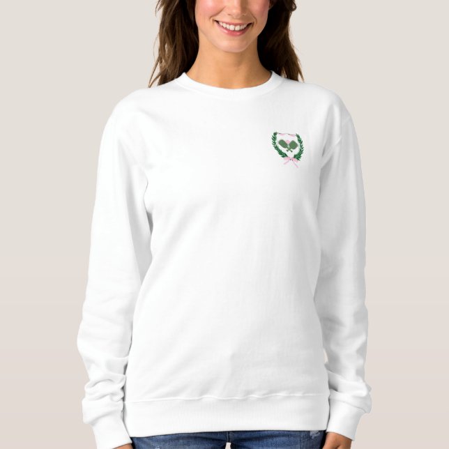 Pickleball Paddle Crewneck Sweatshirt (Vorderseite)