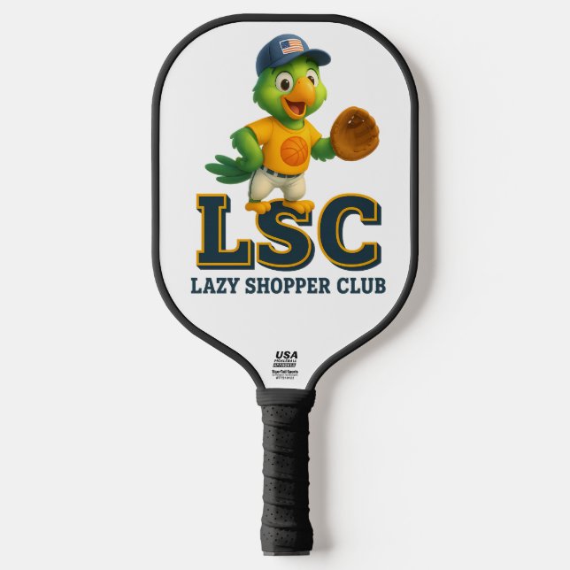 Pickleball Paddle lazy shopper club lsc (Vorderseite)