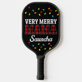 Pickleball Paddle Mama und Vater Weihnachtsgeschen