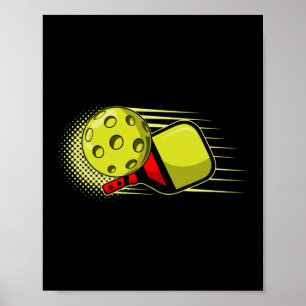 Pickleball Paddle Poster