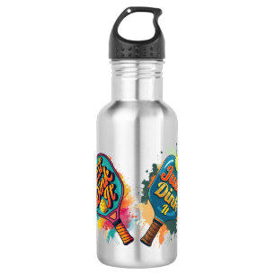 Pickleball Paddle - Sport & Spaß Design Edelstahlflasche