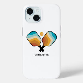 Pickleball Paddles & Ball Individuelle Name Case-Mate iPhone Hülle