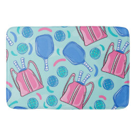 Pickleball Paddles Blue Badematte