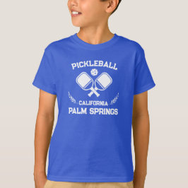 Pickleball Palm Springs California US Custom T-Shirt