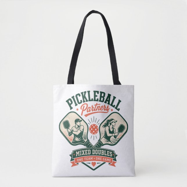 Pickleball-Partner Mixed Doppel Tasche (Vorderseite)