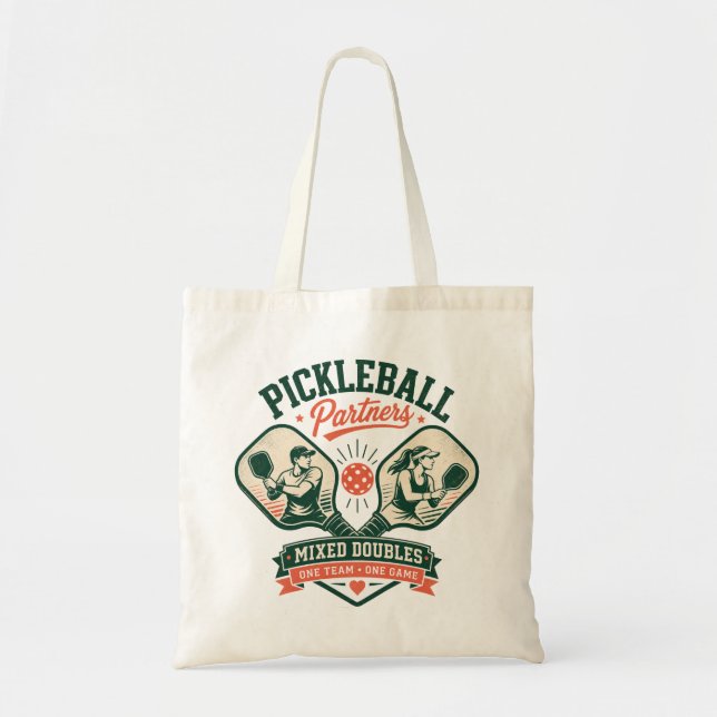 Pickleball-Partner Mixed Doppel Tragetasche (Vorne)